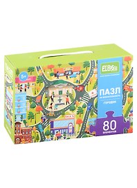 Пазл «Городок» 80 элементов, на внимательность, El’Basco Kids
