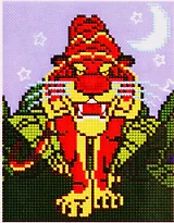 Алмазная мозаика ТМ Рыжий Кот Маугли (Лицензия/Союзмультфильм) 17х22см без подрамника, на картоне, с мольбертом НД-1591