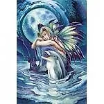 Пазл, Девушка и дельфин, 1000 элементов