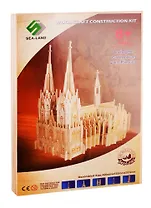 P250 Кельнский собор (сбор. дер. модель) (42х19,3х32,1см) (Строения) (упаковка) (8+) (Чудо-Дерево) (6шт в кор)