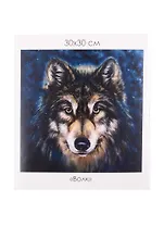 Набор для творчества ORIGAMI/Оригами Алмазные узоры. Серия Мудрый взгляд. Волк. 30*30см арт. 06105