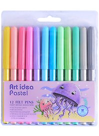 Фломастеры «Pastel» Art idea, 12 цветов