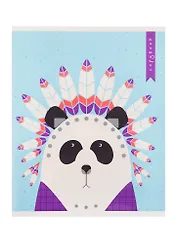 Тетрадь в клетку Unnika, "Милые индейцы (звери)", 48 листов, в ассортименте