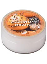 Ароматизированная мини-свеча Рождественский апельсин (Christmas Orange) (40 гр) (круглая)
