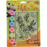 Набор Раскрась витраж Веселые Мультяшки (83812) (Looney Tunes) (5+) (блистер)