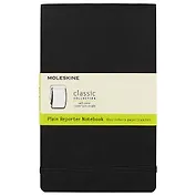 Книга для записей Moleskin Reporter, мягкая обложка, чёрная, 96 листов, А5