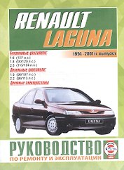 Renault Laguna/Break/Grandtour/Nevada/Kombi / с 1994-2001 гг. Б(1,6  1,8  2,0) Д(1,9  2,2): Руководство по ремонту и эксплуатации