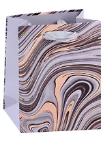 Пакет А6 14*11,5*6 "Blue marble" нейтр., бум.мат.ламинат