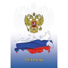 Тетрадь на кольцах «Государственная символика» 100 листов в клетку, А5, сменный блок - Listoff