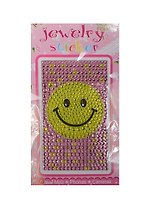Набор д/творчества Стразы литые для телефона на картонке Jewelry sticker (1461-1/24) (смайлик)