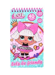 Скетчбук L.O.L. Diva (+20 траф.) (+54 накл.) (LB0002)