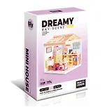 8008 Конструктор интерьерный для детского творчества – сборный домик Fairy Care «Пекарня», количество деталей - 94 (материалы: пластик, металл, картон), со световыми эффектами (подсветка интерьера), с