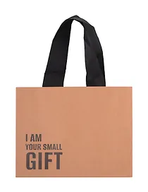 Пакет А6 14*18*5 "I am your small gift"  крафт, горизонт., нейтр.