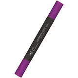 Маркер художественный "Сонет" сливовый, двухсторон., тонк. и широк.долото, Сонет
