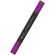 Маркер художественный "Сонет" сливовый, двухсторон., тонк. и широк.долото, Сонет