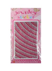 Набор д/творчества Стразы литые для телефона на картонке Jewelry sticker (1461-1/17) (розовые)