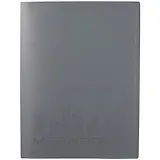 Папка 4кольца А4 "MEGAPOLIS" 24мм, пластик, серый, Erich Krause