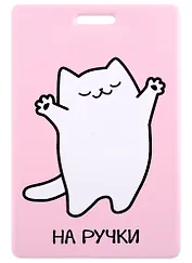 Чехол для карточек На ручки (кот)