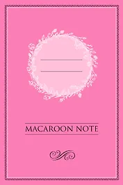 Блокнот с цветными страницами (малина, мягкая обложка, линовка, на скобе)