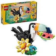 31173 Конструктор детский LEGO Creator 3-in-1 Дикие животные: тропический тукан, 225 деталей, возраст 7+