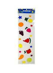 Игрушка разв. Гел. накл. ALTACTO creative Фрукты (ACR1504-139(JELLY-1022)) (15х50х0,3см) (3+) (упаковка)