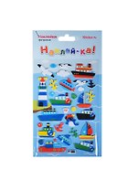 Наклейка декоративная фетровая 1 Корабли 1 (100х190) (Наклей-ка) (упаковка)