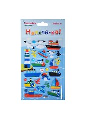 Наклейка декоративная фетровая 1 Корабли 1 (100х190) (Наклей-ка) (упаковка)