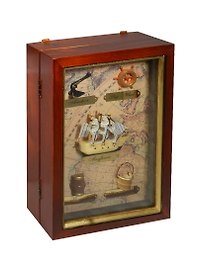 Ключница Парусник (26х18) (271-005)