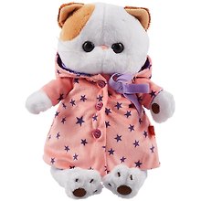 Игрушка мягкая Budi Basa, Ли-Ли в коралловом пальто (24 см) (LK24-067)