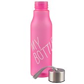 Бутылка My bottle/Май ботл матовая розовая 600мл (пластик) 12-07664-8016-fen - 1