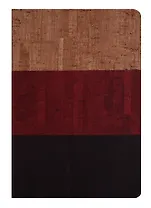 Ежедневник недат. А5 160л "Эко" бежевый+красный+коричневый, кожзам, тв.переплет, офсет, ляссе, Escalada