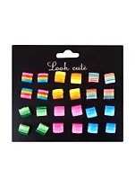 Бижутерия в наборе парами, 12 пар, радуга (11-04827-J17)