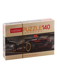 Пазл HATBER 140 элементов 450х160мм Панорама-Sport car