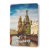 Сувенир, Магнит Спас-на-Крови 5,6*8,3см, картон