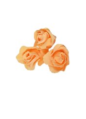 Украшение Розы из полиэстера большие (PR01-O) (3шт) (упаковка)