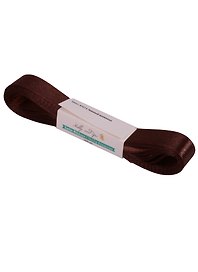 Лента атласная 12мм (5,6м) Цв. №074 Темный шоколад (HY012074)