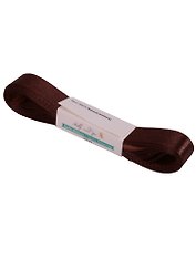 Лента атласная 12мм (5,6м) Цв. №074 Темный шоколад (HY012074)
