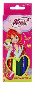 Фломастеры 06цв к/у, подвес, WINX