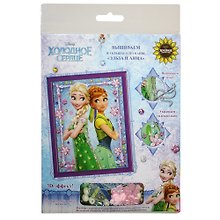 Набор для творчества. Вышивка и украшение «Disney. Эльза и Анна»