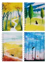 Тетрадь в клетку Hai Bin, Small memory, 80 листов, в ассортименте