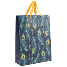Подарочный пакет «Peacock feather», А3