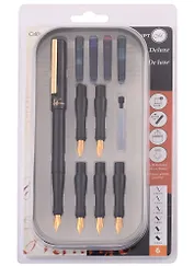 Набор для каллиграфии "Deluxe 6" 12 предметов, блистер, Manuscript 