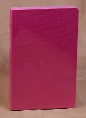 Бизнес-блокнот А5 128л кл. "DOBBY" розовый, лайт, интегр.переплет, цветн.срез, Hatber