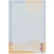 Сменный блок для тетрадей 50л кл. "Golden sun" инд.уп.