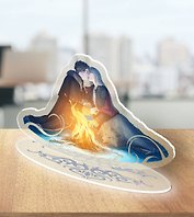 Акриловый стенд «Золотые земли. Его забрал лес»