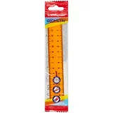 Линейка 15см "Neon Solid" оранж., подвес, ERICH KRAUSE