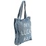 Сумка-шоппер джинсовая на молнии My lucky bag (40*33см) (светло-синий) - 1