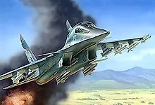 Сборная модель ЗВЕЗДА, Самолет Су-32ФН, 1:72