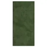 Еженедельник дат. 2026г. 64л 80х165 мм "Тиволи глосс" зеленый, кожзам, мягк.переплет, блинт.тиснение, офсет, справ.мат-лы, инд.уп