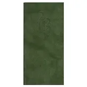 Еженедельник дат. 2026г. 64л 80х165 мм "Тиволи глосс" зеленый, кожзам, мягк.переплет, блинт.тиснение, офсет, справ.мат-лы, инд.уп